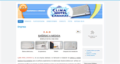 Desktop Screenshot of climahotelcanarias.com